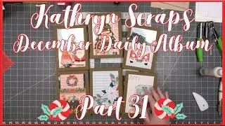 December Daily Wallet Album | Part 31 | Christmas in July 2023 | Kathryn Scraps Live