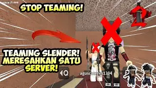 SLENDER TEAMING TERLALU MERESEHKAN! - MURDER MYSTERY 2 | ROBLOX INDONESIA
