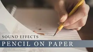 Sound Effects - Pencil On Paper | Writing, Drawing, Shapes, Lines, Scuffs, Dots, Dashes