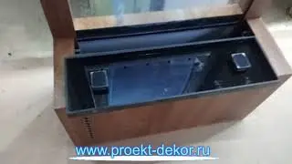 Оклейка корпуса водопада
