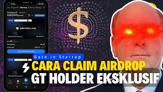 CARA CLAIM AIRDROP GT HOLDER EKLUSIF (Gate.io Startup) 2024!!