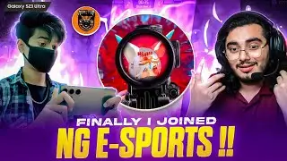 Finnally i Joined Ng E-Sports [ Nonstop Gaming ] 🔥😈 | 
