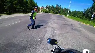 Мото против ДПС. Moto vs Cops.