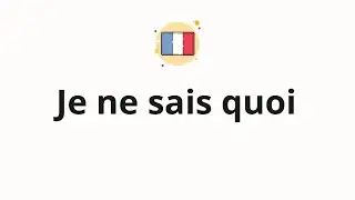 How to pronounce Je ne sais quoi