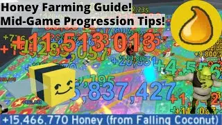 Fast Honey Farming Guide! Tips for Quick Midgame Progression! + Boost - Roblox Bee Swarm Simulator.