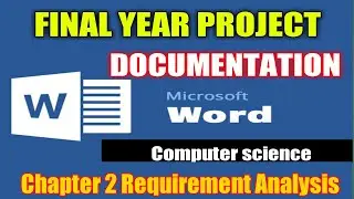 Project Documentation in Word | How to make bca final year project |