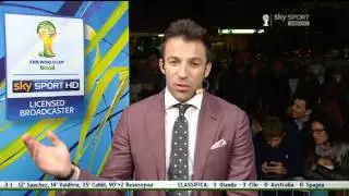 Alessandro Del Piero Commenta la punizione di PIRLO all'ultimo minuto ITALIA 2-1 Inghilterra