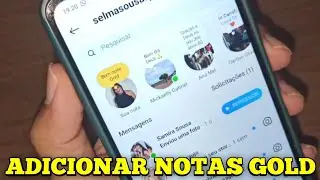 Como ativar a nota GOLD no Instagram/ nota na cor amarela