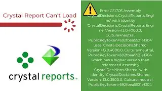 Crystal report can not load at new computer || Bitica soft