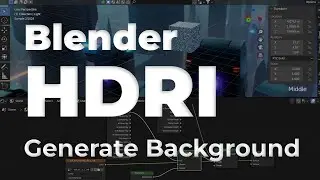 Blender HDRI Background tutorial with AI Model Generator