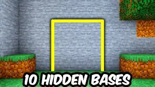 Testing 10 Viral Secret Minecraft Bases