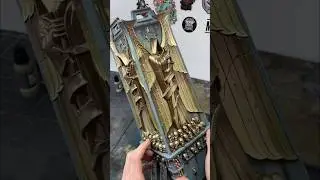 Blending two gold paints for this result🫡 #warhammer #warhammer40k #paintingwarhammer