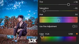 32k Full High Quality Lightroom Photo Editing | Lightroom Brown And Blue Tone Photo Editing Tutorial
