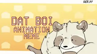 DAT BOI // Animation Meme