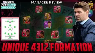 I TRIED GERRARD'S NEW 4312 UNIQUE FORMATION || PES 2021 MOBILE