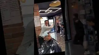 Haircut funny 😁 #barber #fadecut #hairstyle #share #barbershop #cutssaloon #hairstyles #cabcut