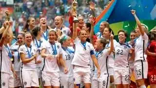 Americans return home brandishing World Cup trophy