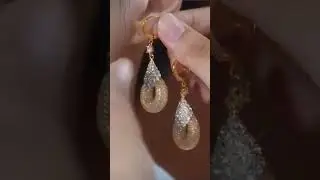 Her Lab Jewelry To The reticular zircon earrings😍#jewellery #earrings #jewellerydesign