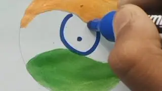 Indian flag drawing in Circles #india #blackday #shorts