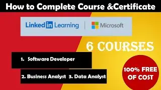 MICROSOFT & LINKEDIN : 6 Free online Certification Courses | Complete Proces to Get CERTIFICATE