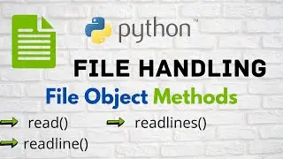 Python File Handling PT-4.3 || read, readline, readlines Function || CLASS 12 XII Computer Science