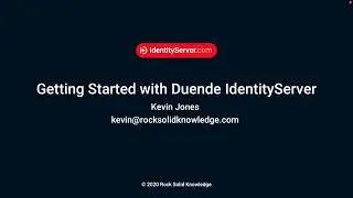 Getting Started with Duende IdentityServer (1/2)