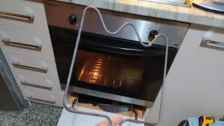 Oven bottom heating element troubleshooting and replacement.