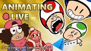LIVE: Animating some reaction gif stickers. Will not rant.