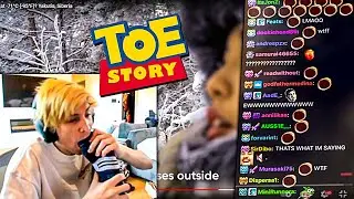 xQc Tells a Dumb Story About His Big Toe (⚠️EXTREMELY PEPEGA)