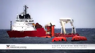 Heavy weather sea trial | VIKING VEDS marine evacuation system