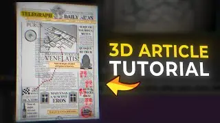 Popular 3D Article Animation   After Effects Tutorial