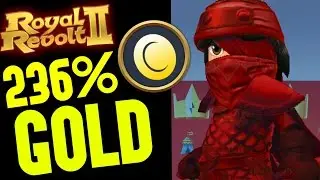 ROYAL REVOLT 2 - 236% GOLD BOOST (gold perk on every item!)