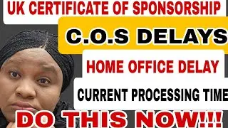 LATEST HOME OFFICE UPDATE REGARDING C.O.S # CERTIFICATE OF SPONSORSHIP# VISA SPONSORSHIP#  CARERS #