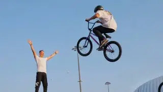 Сбил чувака на BMX! Сочи Формула-1 Фристайл Шоу🔥