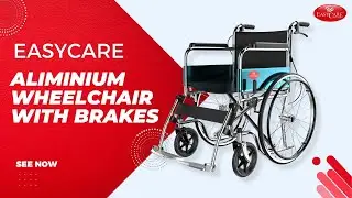 EC 809 CL Wheelchair with brakes offers safety and comfort for secure transportation.