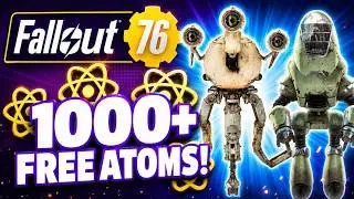 Destroy Robots FAST for FREE ATOMS! - Fallout 76