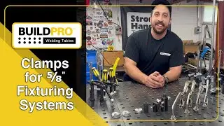 BuildPro's Full Line of Clamps for 5/8" Fixturing Systems