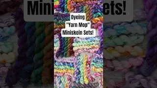 Dyeing Rainbow Yarn Sets with Two 