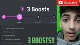 3 Boosts In My Discord Server!!!  *Crazy*