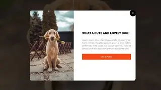 How To Create a Modal PopUp with HTML and CSS