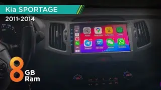 Kia SPORTAGE 2011-2014 8 GB RAM Kablosuz Carplay Android Multimedya Navigasyon - COMWEGEN