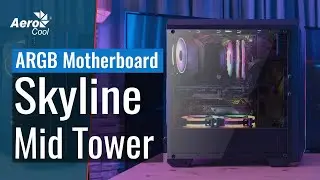 Skyline Mid Tower Case - Connecting the Hub to Your Addressable RGB Motherboard