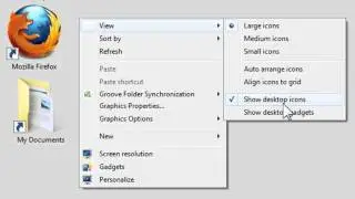 Hide and Show Desktop Icons
