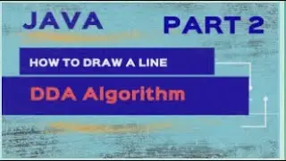 The Digital Differential Analyzer (DDA) in JAVA ||  Java Animation Tutorial In Urdu/Hindi Part 2