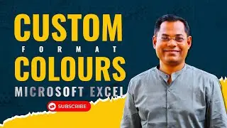 Applying custom format colours in Microsoft Excel