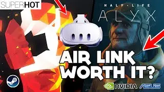 🧨QUEST 3 AIR LINK IS SO SUPER HOT IN VR I NEED TO CRANK UP THE AC!😮