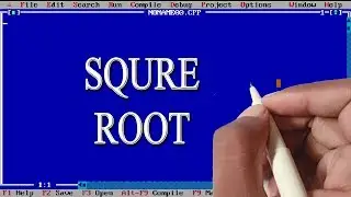How write Square root program in c programming language