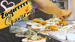 Zinger Shawarma In Just 100 😲 | Street Food Karachi
