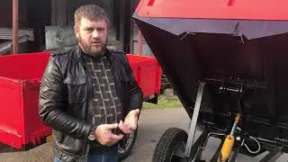 Полуприцепы самосвальные для любых типов минитракторов .