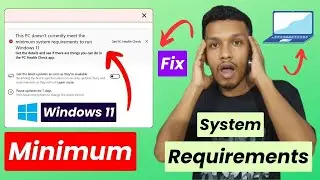 This pc doesn't currently meet windows 11 system | windows 11 minimum system requirements